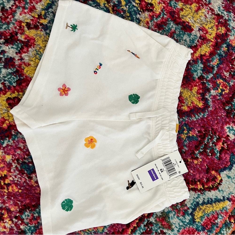 Ralph Lauren Girls Printed Shorts NWT